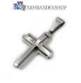 Rvs kruisje incl. ketting