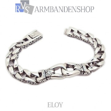 Rvs armband "Eloy" 22 cm. Rvs armband "Eloy" 22 cm.