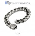 Rvs armband  Tico" 18,8 cm."