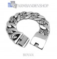 Rvs armband Boyan" 21,8 cm."