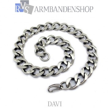 Rvs ketting "Davi". Rvs ketting "Davi".