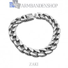 Rvs armband Zaki" 22 cm."