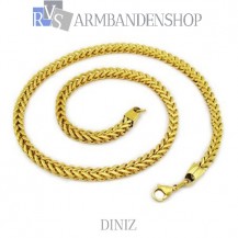 RVS Gold-color ketting Diniz"  60 cm."