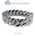 Rvs armband Quinn" 22,8 cm"