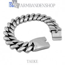 Rvs armband Taeke" 22,4 cm"