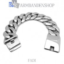 Rvs armband Fadi" 22 cm"