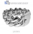 Rvs armband Jayden" 22,7 cm."