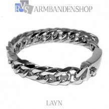 Rvs armband "Layn" 21.3 cm.