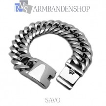 Rvs armband Savo" 21 cm."