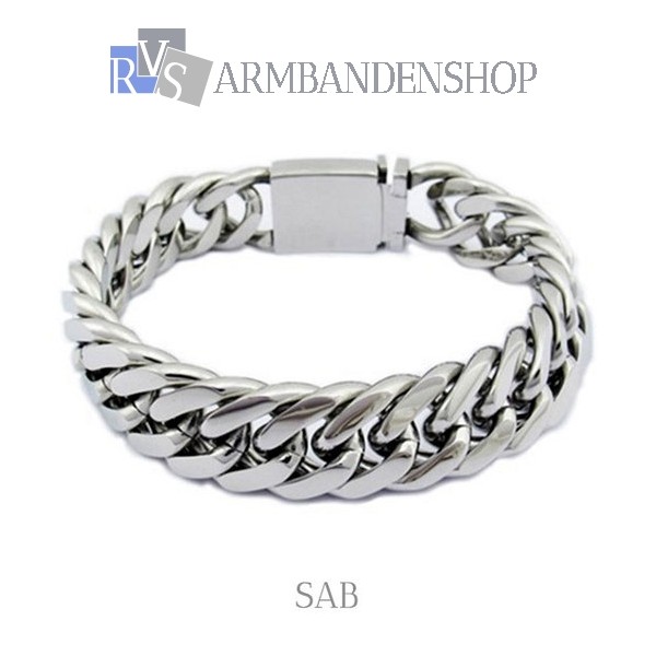 Rvs stalen dames armband "Sab"