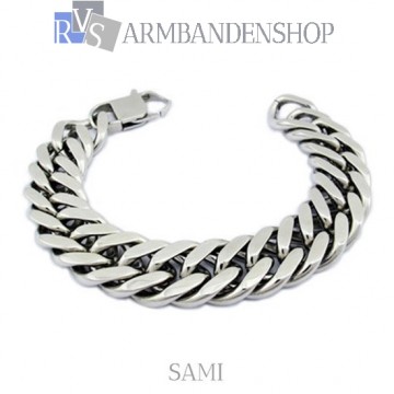 Rvs armband "Sami".