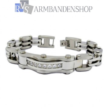 Rvs stalen armband 21 cm. Rvs stalen armband 21 cm.