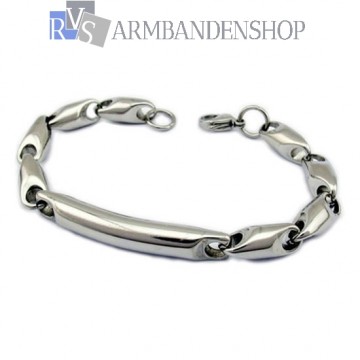 Rvs stalen armband 21.5 cm. Rvs stalen armband 21.5 cm.