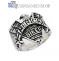 Rvs American Biker ring.