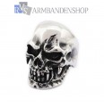 Rvs Skull ring.