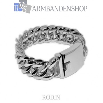 Rvs stalen armband "Rodin".