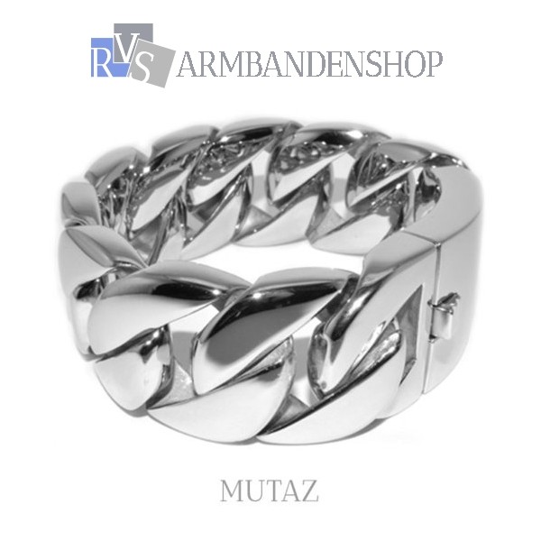 stalen heren armband "Mutaz". RVS-Armbandenshop.nl