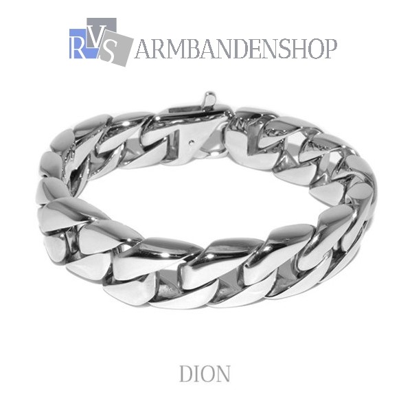 Rvs stalen dames armband "Dion". -