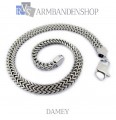 Rvs ketting Damey" 60 cm."