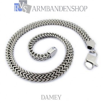 Rvs ketting "Damey".