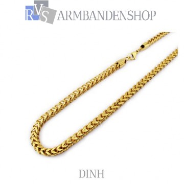 RVS Gold-color ketting "Dinh".