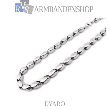 Rvs ketting "Dyaro".