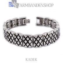 Rvs armband Kadek" 21,5 cm."