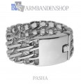 Rvs armband  Pasha" 22,5 cm."