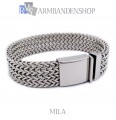 Rvs armband "Mila" 21,8 cm.