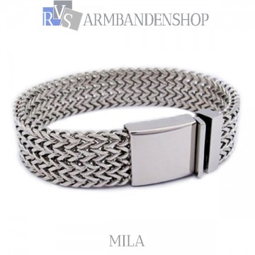 Rvs armband "Mila". Rvs armband "Mila".