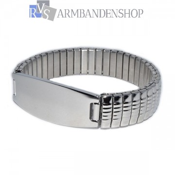 Rvs elastische armband 18 cm. Rvs elastische armband 18 cm.