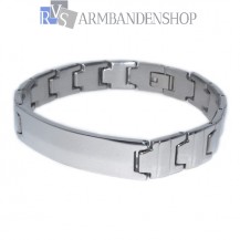 Rvs stalen schakel armband.