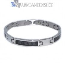 Rvs armband "greek"