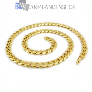 RVS Gold-color ketting "Danel". RVS Gold-color ketting "Danel".