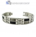 Rvs stalen armband 19 cm.