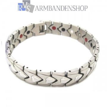 Rvs magnetische armband 22 cm. Rvs magnetische armband 22 cm.