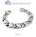 Rvs armband Mylo" 21,3 cm"