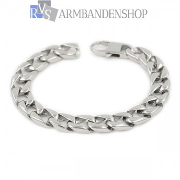 Rvs stalen armband 21.5 cm. Rvs stalen armband 21.5 cm.