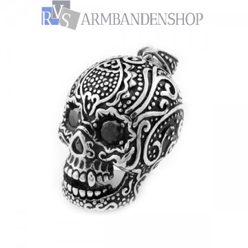 Grote rvs skull hanger Grote rvs skull hanger
