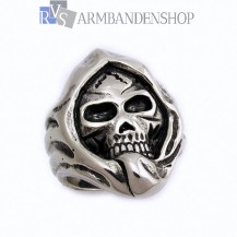 Rvs Skull ring.