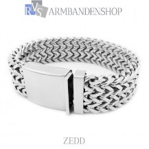 Rvs armband "Zedd" .