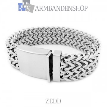Rvs armband "Zedd" .