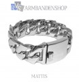 Rvs armband Mattis" 21,8 cm"