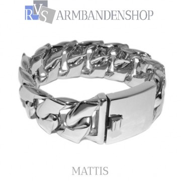 Rvs stalen armband "Mattis".