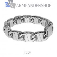 Rvs stalen armband  "Iggy".