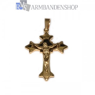 Rvs kruis hanger "Jezus" Rvs kruis hanger "Jezus"