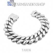 Rvs armband Tarek" 22 cm"