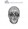 Rvs Skull ring.