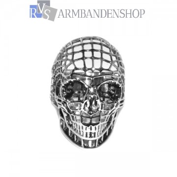 Rvs Skull ring.