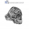 Rvs Skull ring.